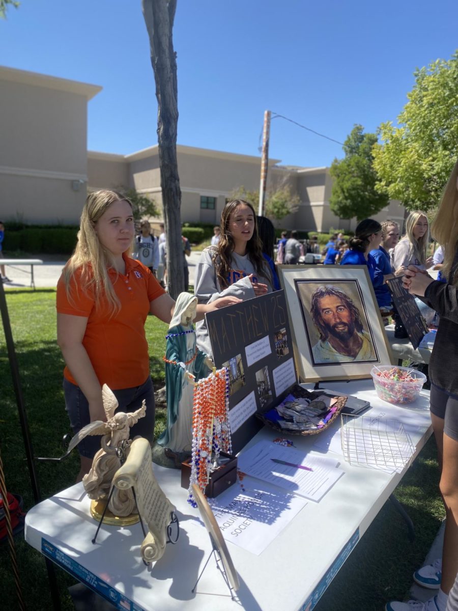 Mathew 25 table at Club Fair