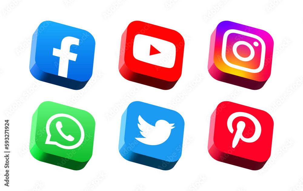 https://stock.adobe.com/images/social-media-3d-icons-social-media-logo-facebook-instagram-youtube-whatsapp-twitter-pinterest-icon-button-social-network-3d-logos-collection-set-vector-editorial/593271924 