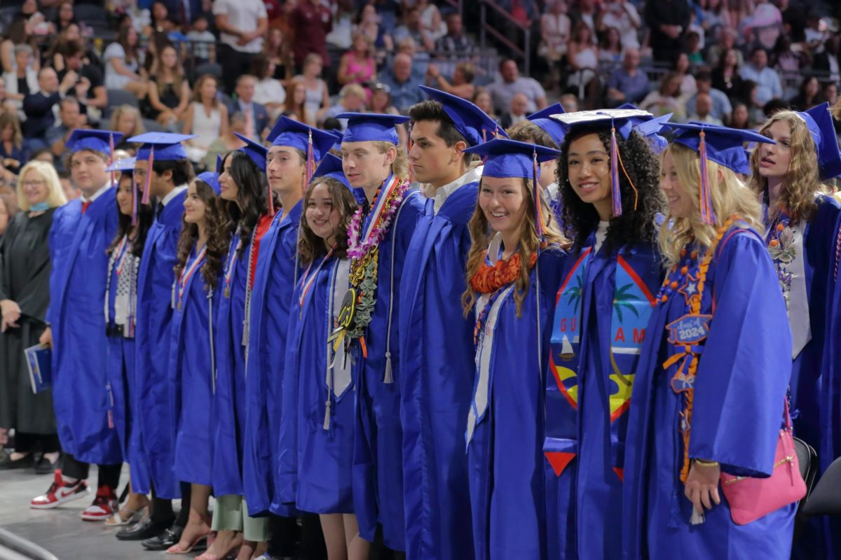 Students at the 2024 graduation. 