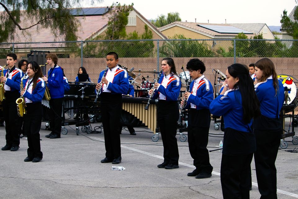 Marching band at the state competition