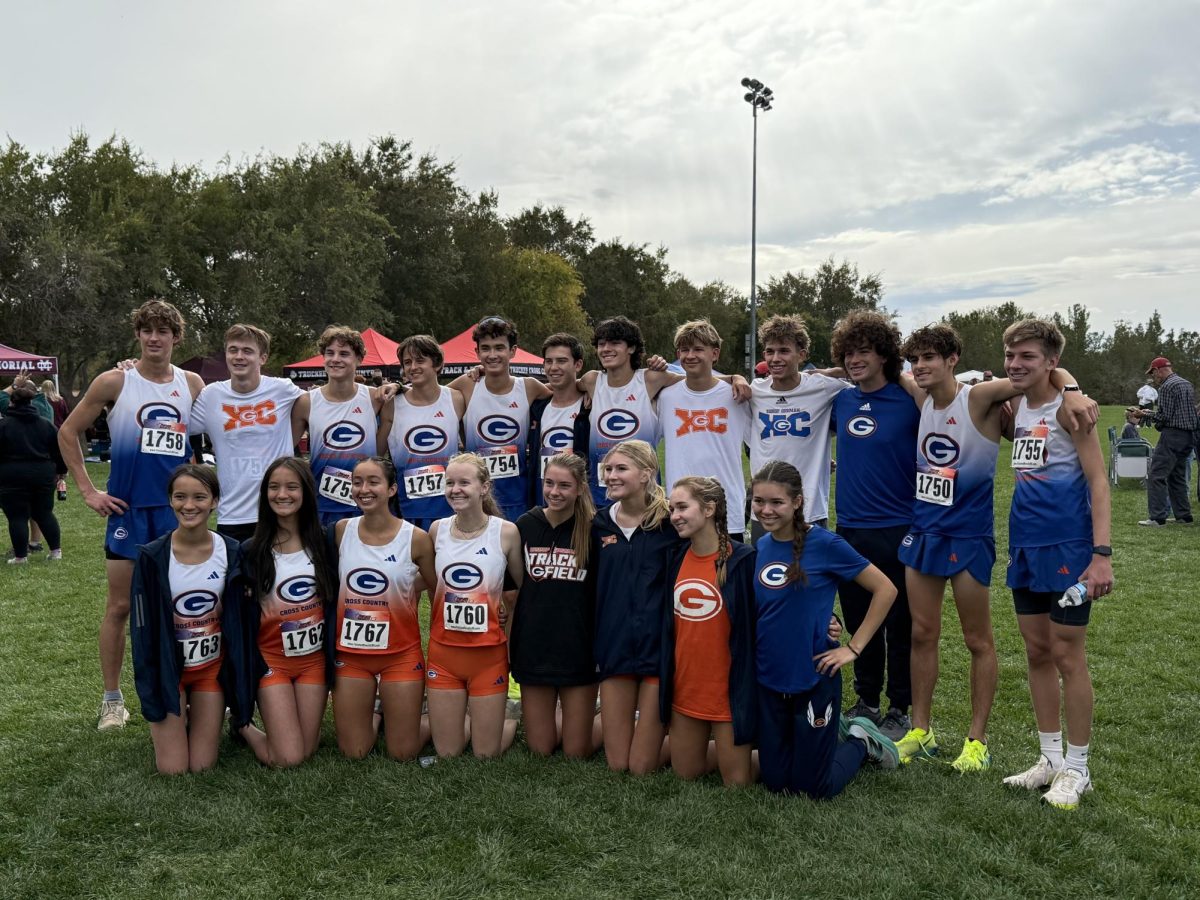 Team picture of the boys and girls varsity team after running at the state meet and placing themselves into a good position to end the season.