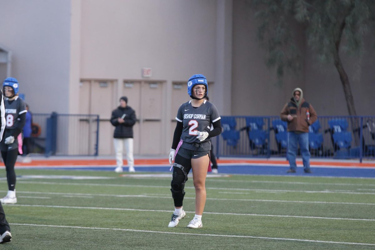 Leiana Juarez '25 in the Feb 11 playoff game against Liberty High School. 