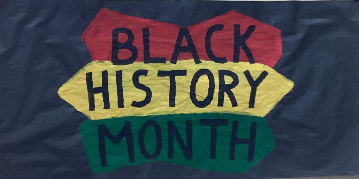 Poster made by BSU to celebrate Black History Month 