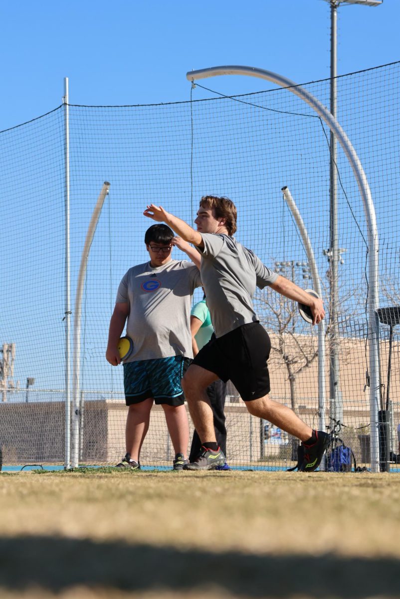 Alex Nisley working on technique during a recent practice session