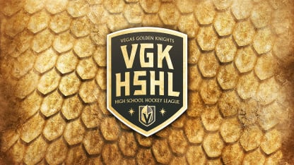 The logo of the Vegas Golden Knights High School Hockey League