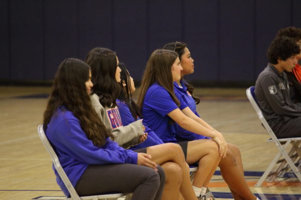 Candidates wait to give their speeches