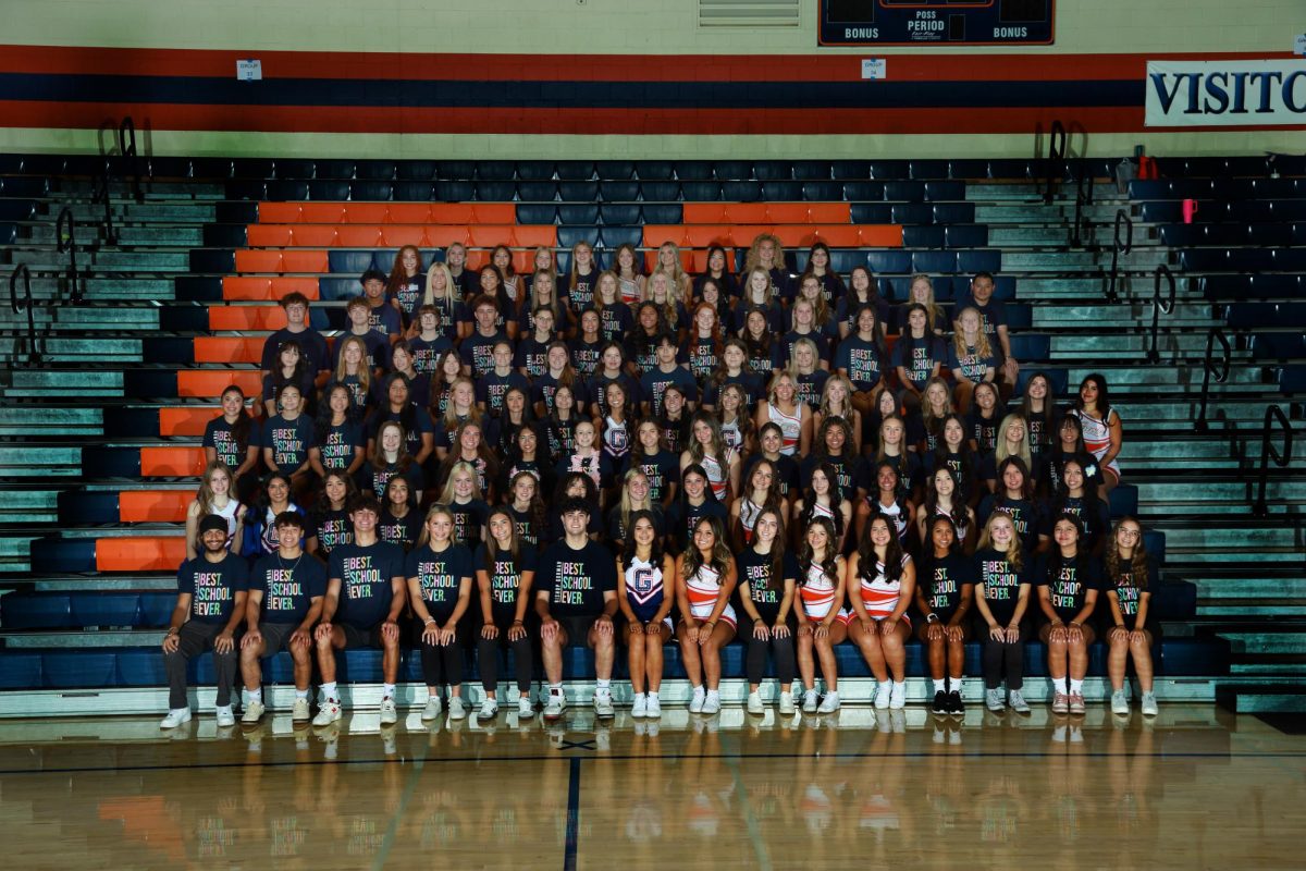 Student Ambassadors the morning of Freshman Orientation 
