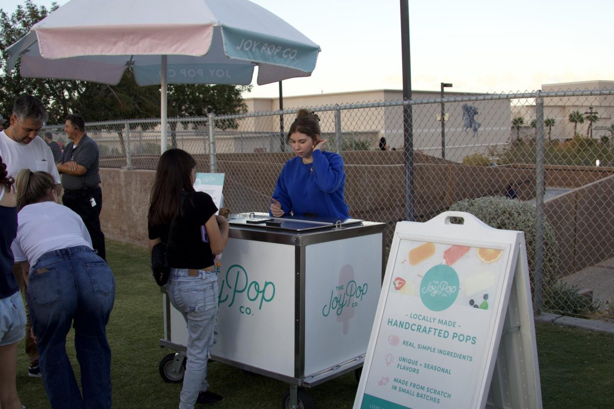 Joy Pop cart for homecoming tailgate 