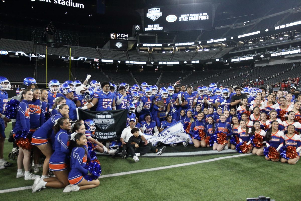 The Bishop Gorman Gaels winning 5A Division 1 State Championship. 
