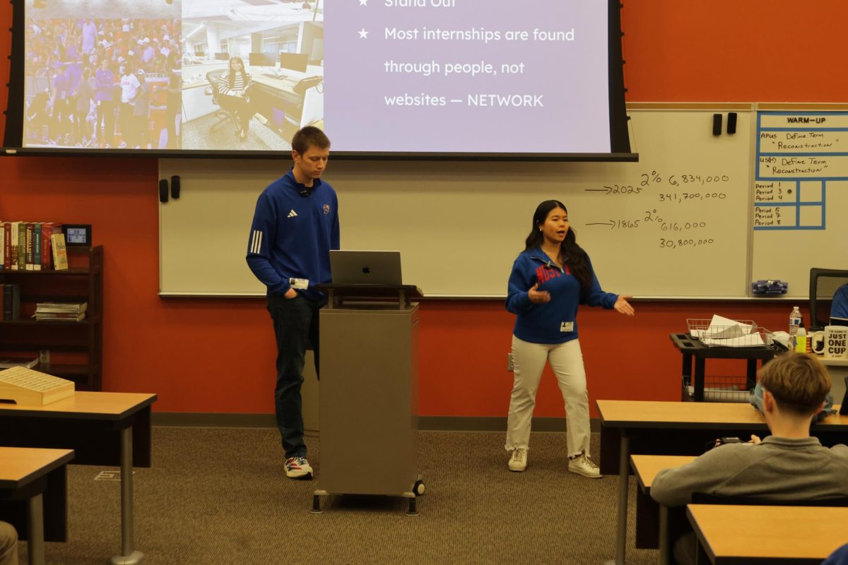 Cassidy Luong '24 and Ben Vaskov '24 come back to Gorman. 