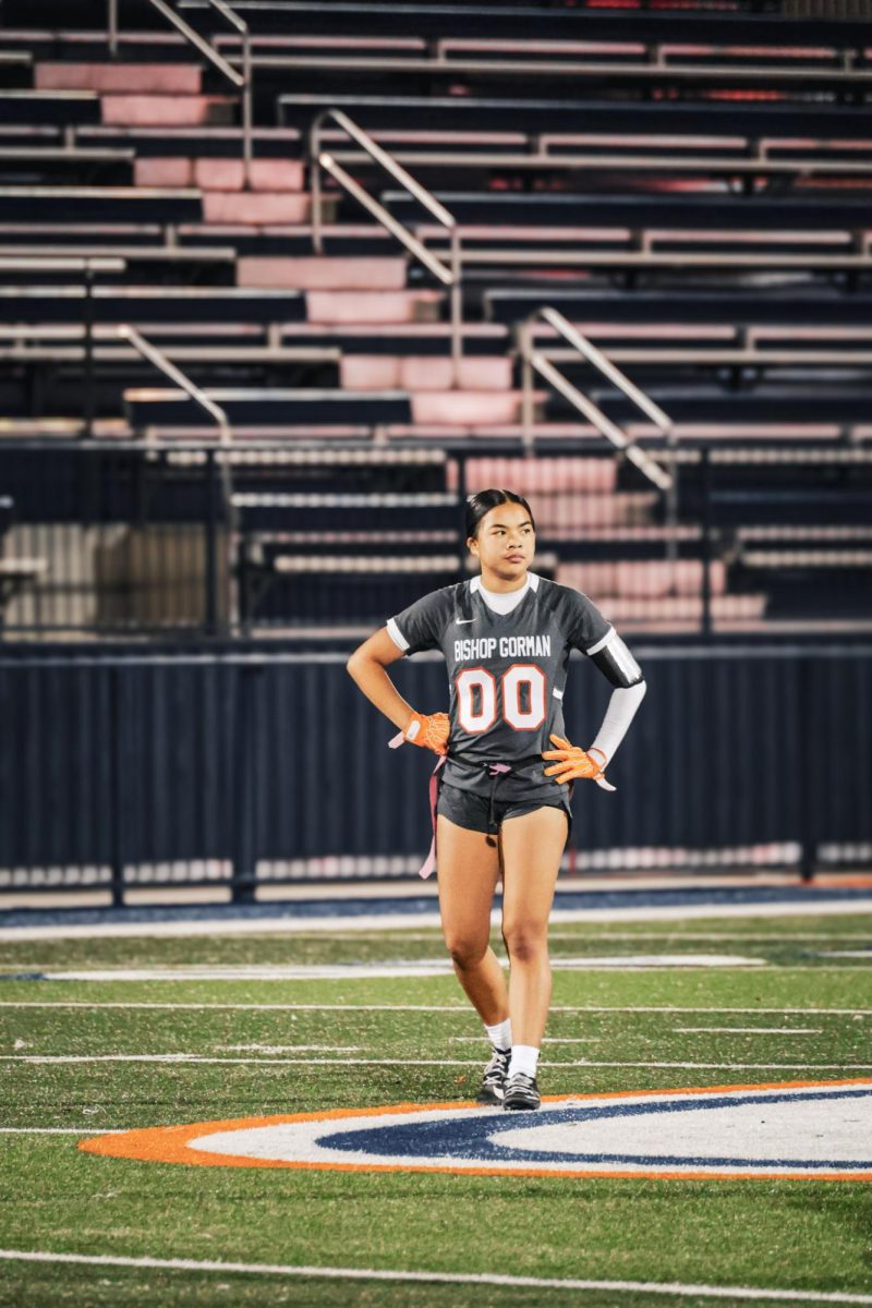 Zehani English '29 in the 3rd quarter after a major drive.  