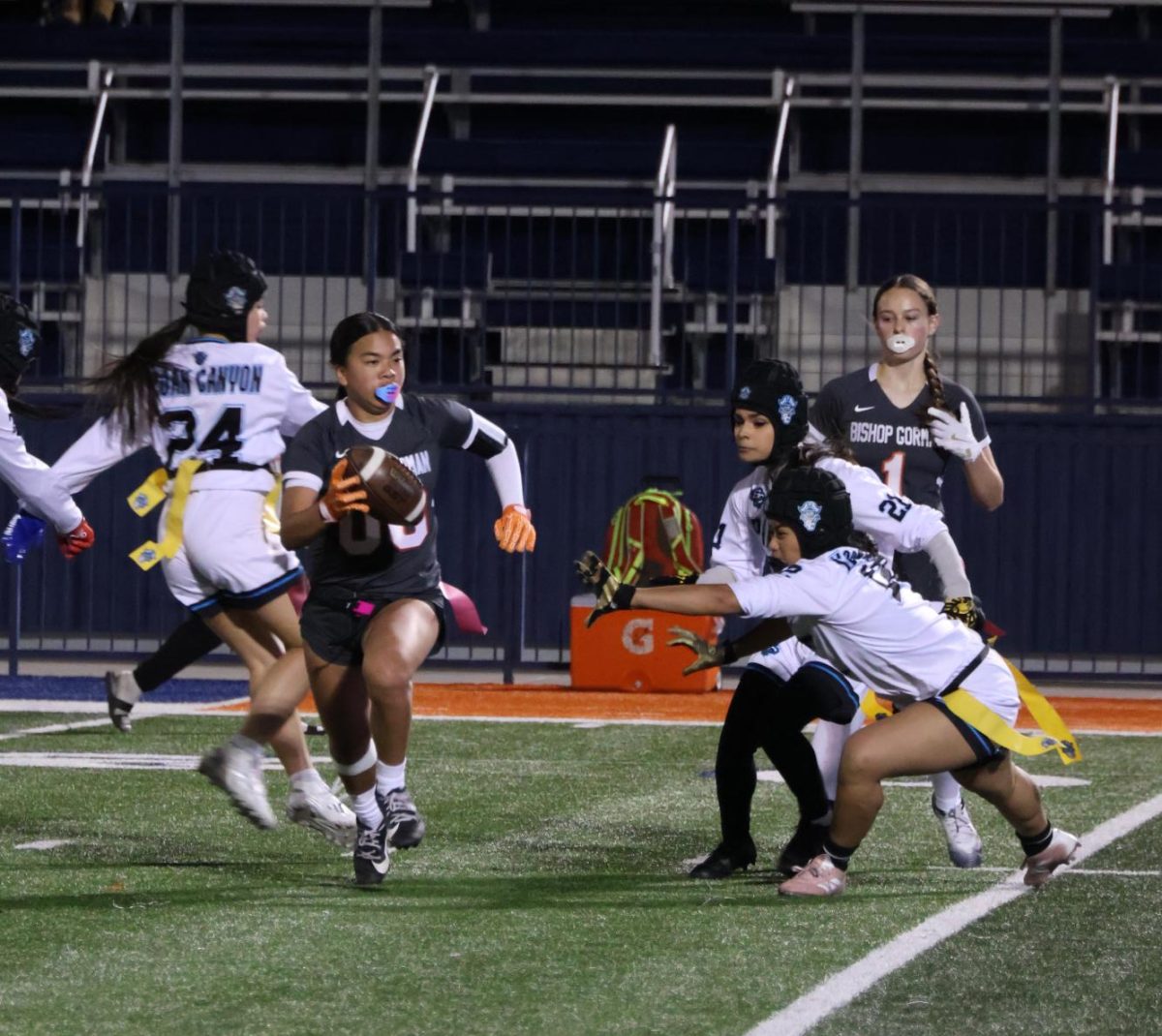 Flag football takes Fertita Field. 