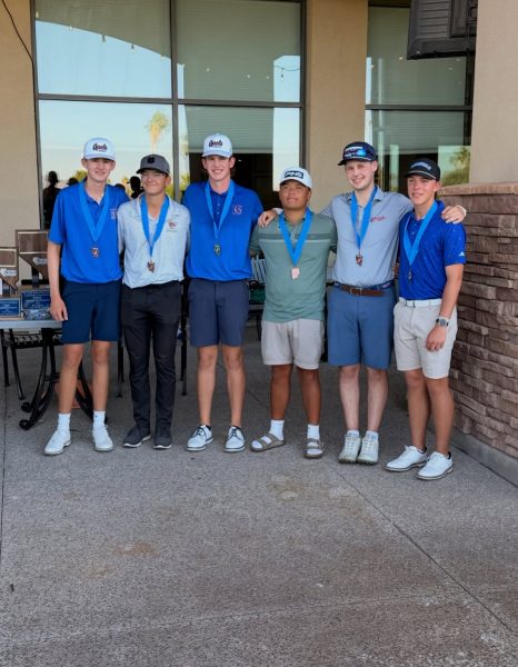 BGHS Men's Golf Team after winning the state championship May 12-13, 2026.